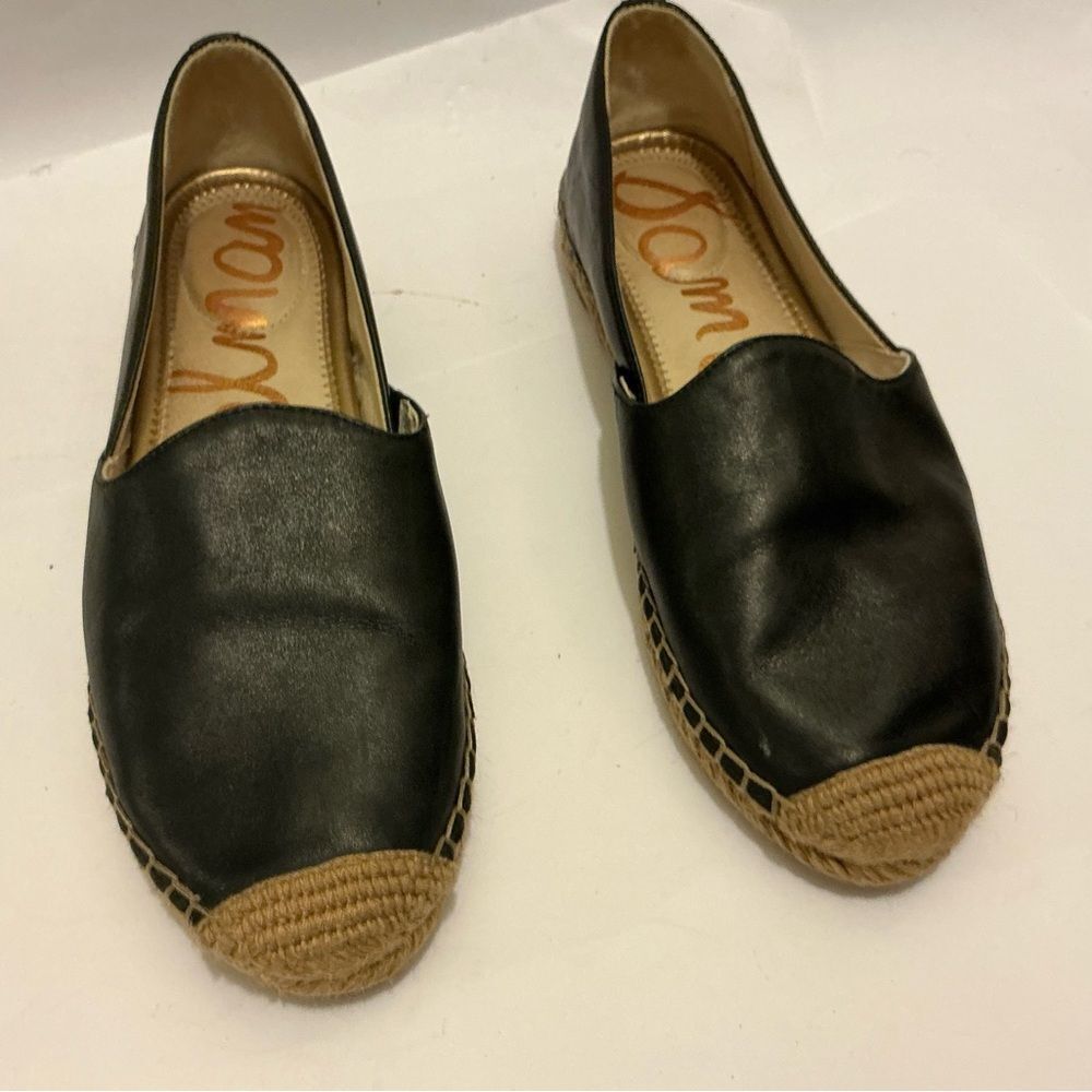 Sam Edelman Black and Tan Espadrilles